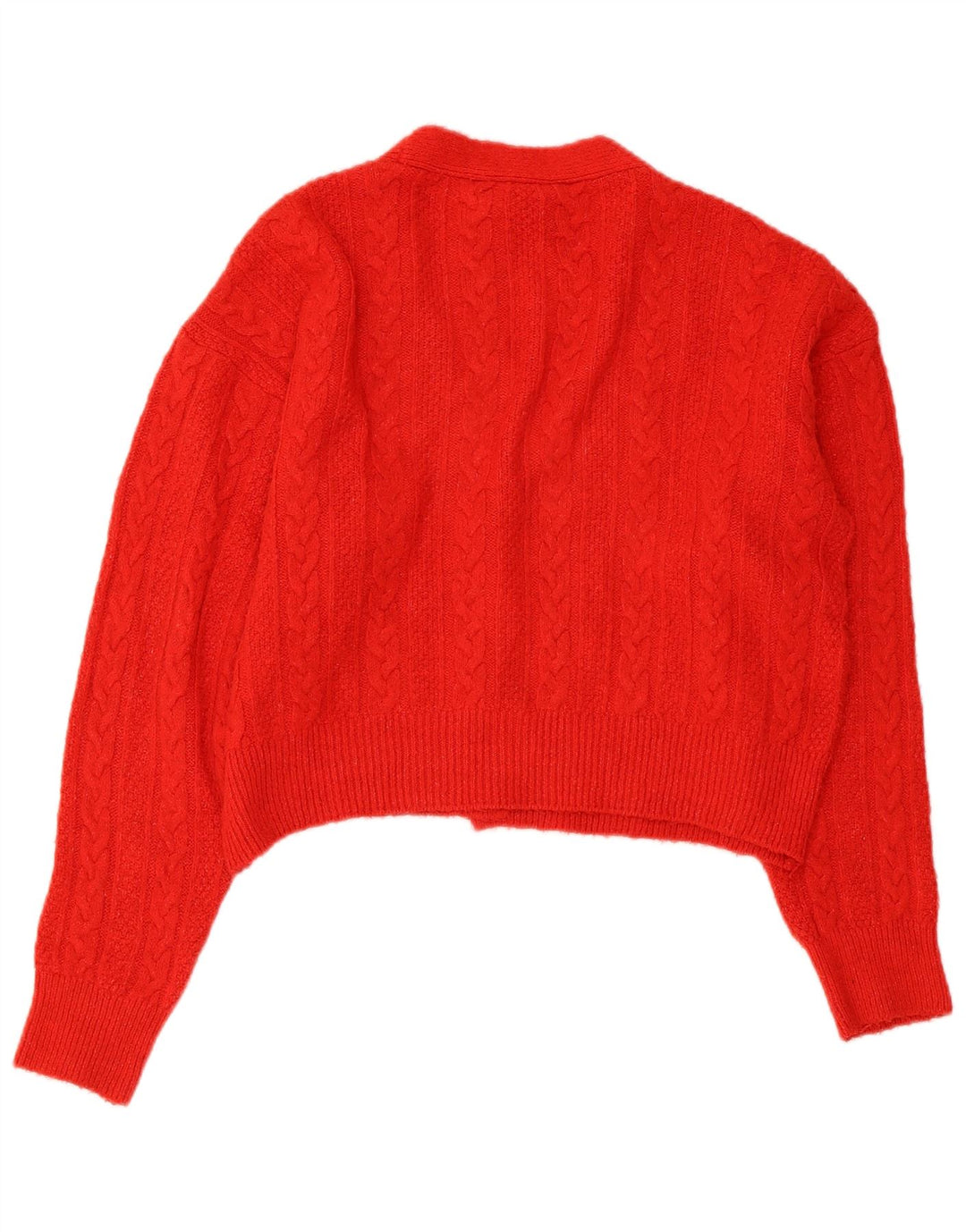 Ζακέτα Zara Crop Oversized UK 10 Small Red