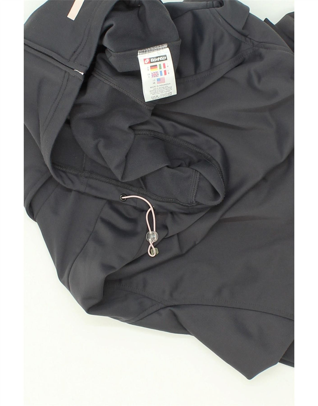 LOTTO Womens Tracksuit Top Jacket UK 8 Small  Grey Colourblock Polyester Vintage Lotto and Second-Hand Lotto from Messina Hembry 