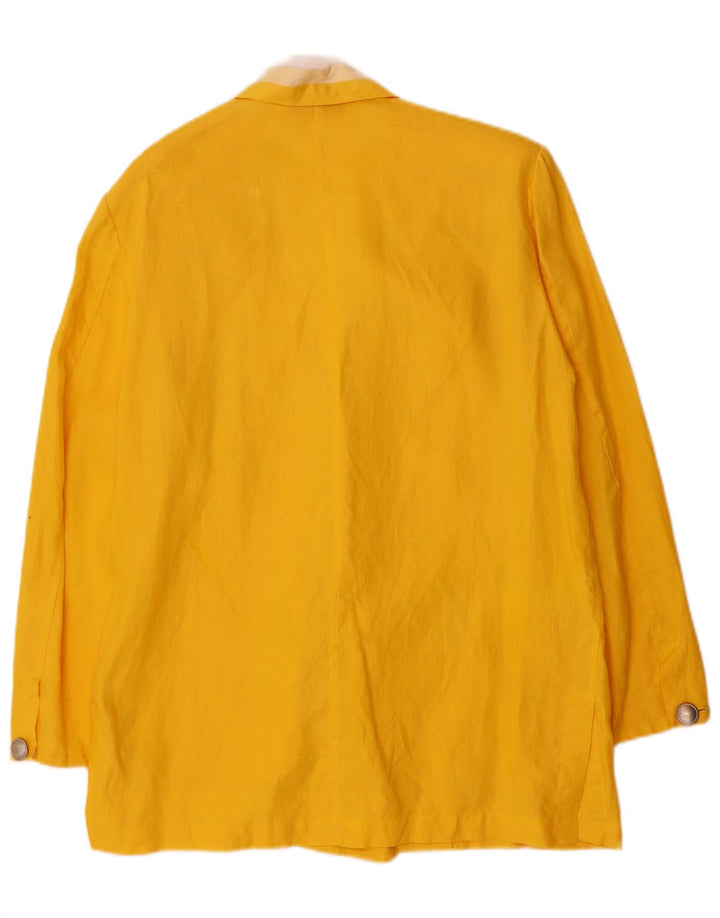 ROCCOBAROCCO Γυναικείο σακάκι με διπλό στήθος IT 44 Medium Yellow