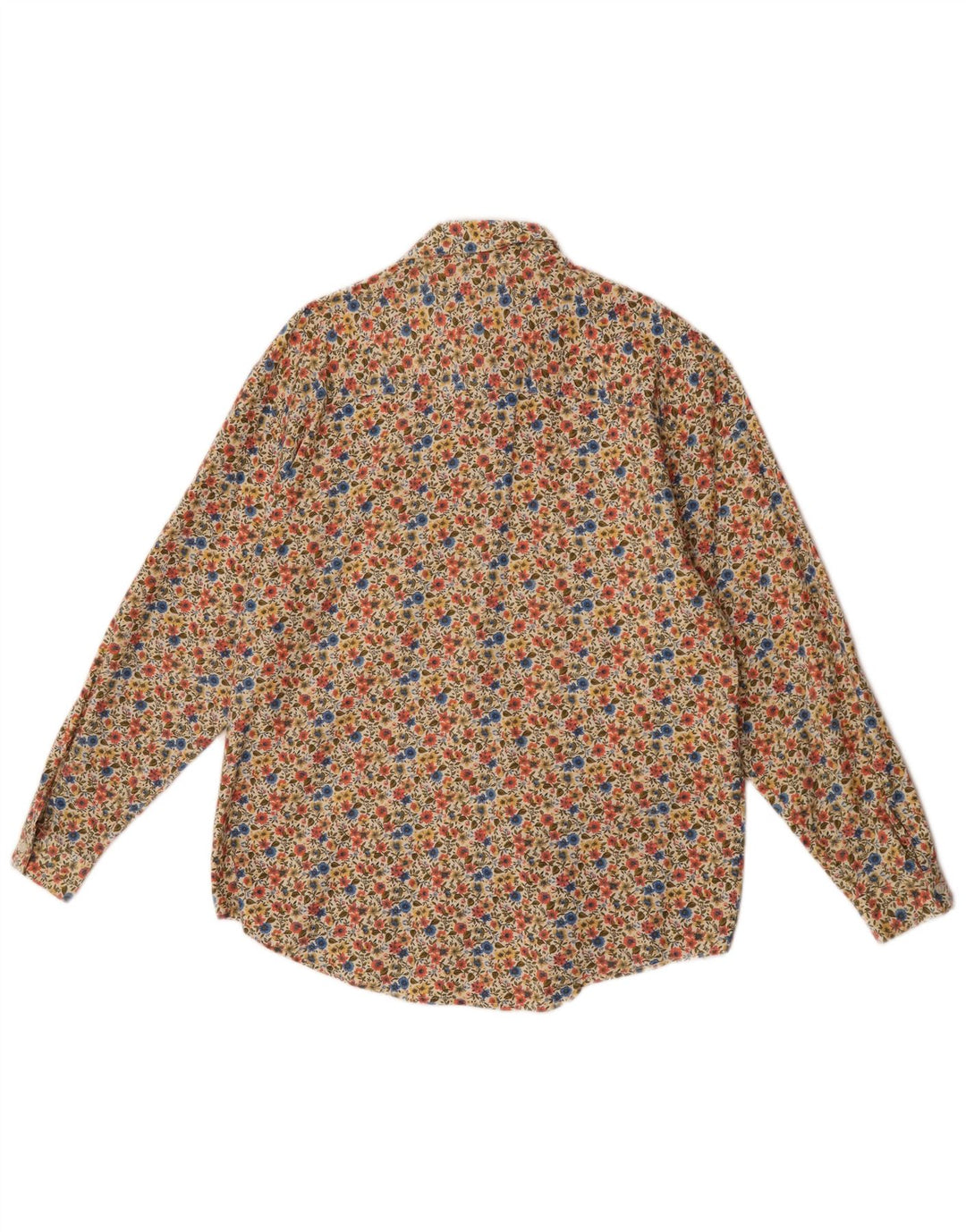 Vintage Γυναικείο Πουκάμισο IT 42/44 Μεγάλο Πολύχρωμο Floral Βαμβακερό