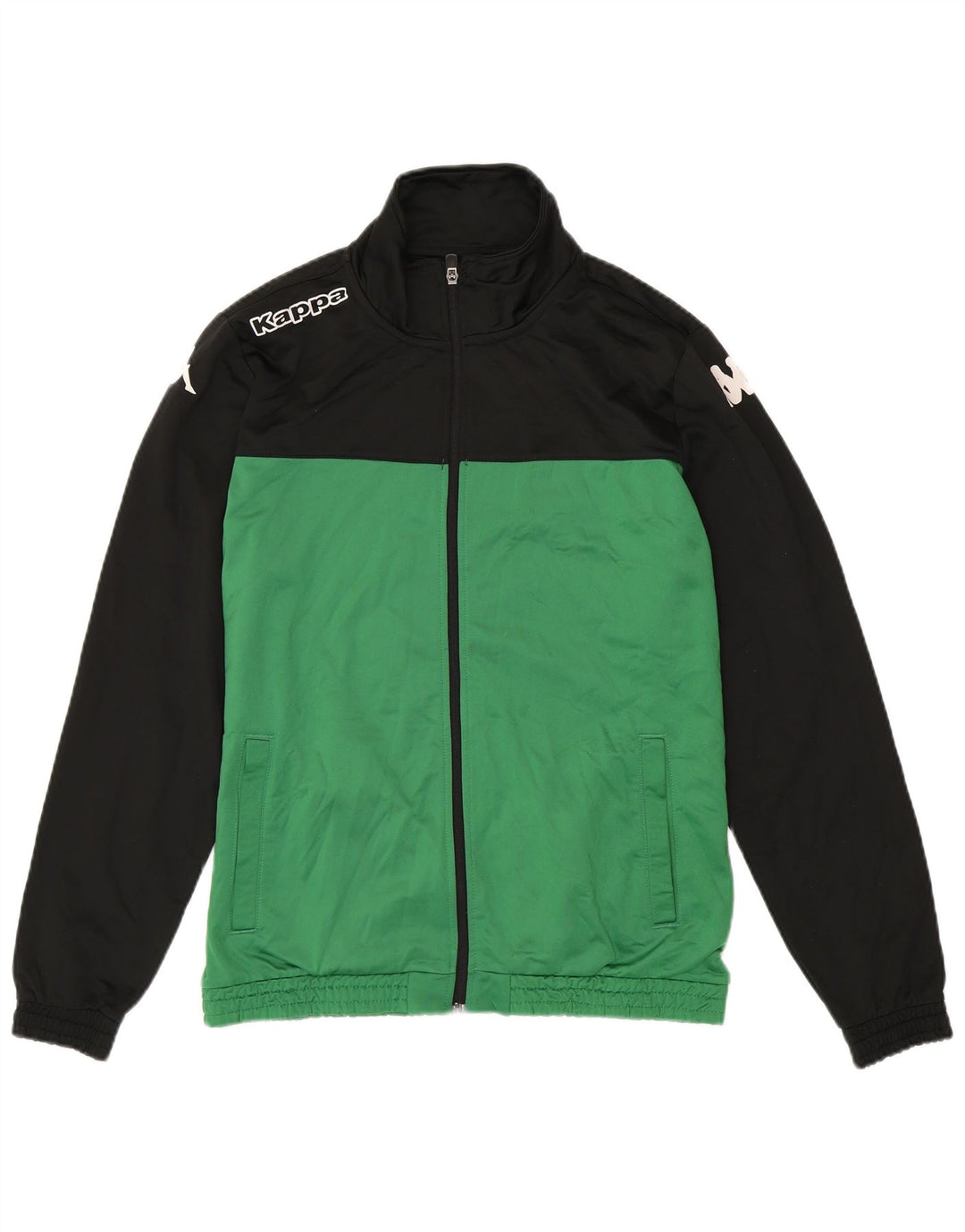 Kappa Ανδρική φόρμα αθλητικής φόρμας Top Jacket Large Green Colourblock Polyester