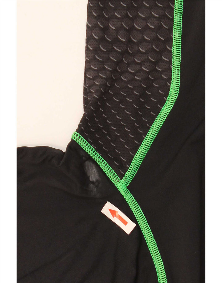 Under Armour Ανδρικό T-Shirt Top Μικρό Μαύρο Γεωμετρικό Πολυεστέρα