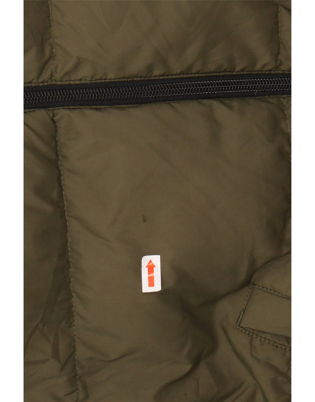 TIMBERLAND Μπουφάν με κουκούλα για αγόρια με επένδυση 11-12 ετών XS Χακί Colorblock