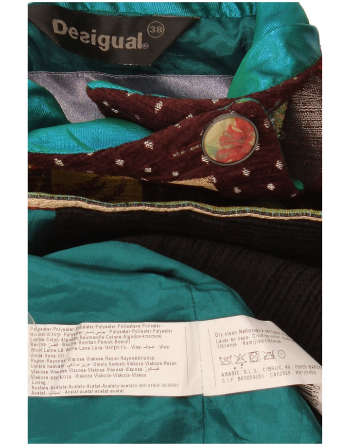 Γυναικείο παλτό Desigual Graphic EU 38 Medium πολύχρωμο Floral
