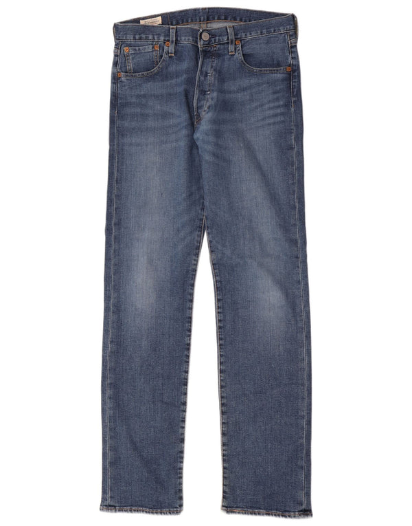 Levi's Mens 501 Straight Jeans W29 L32 Μπλε βαμβακερό