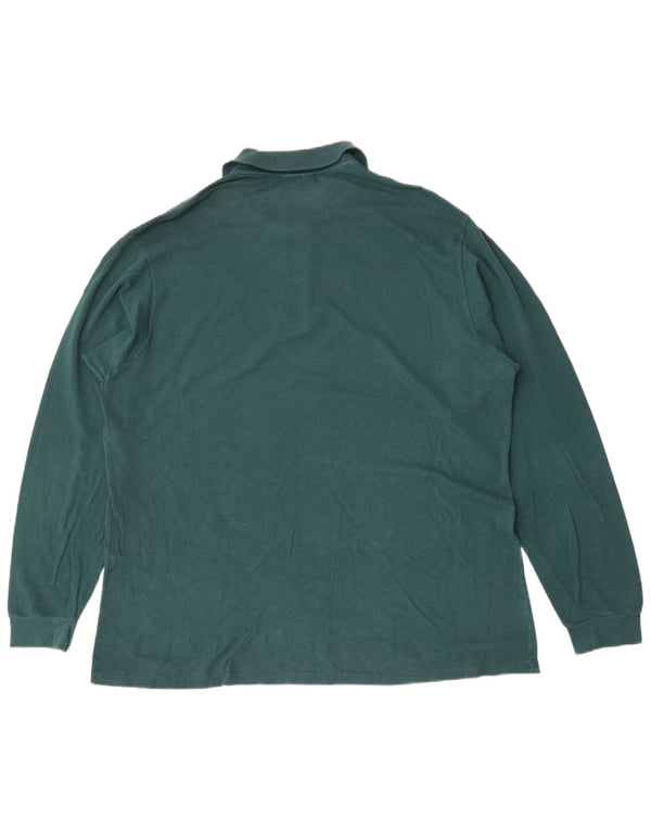 Lacoste Ανδρικό μακρυμάνικο μπλουζάκι πόλο 7 2XL Πράσινο βαμβακερό