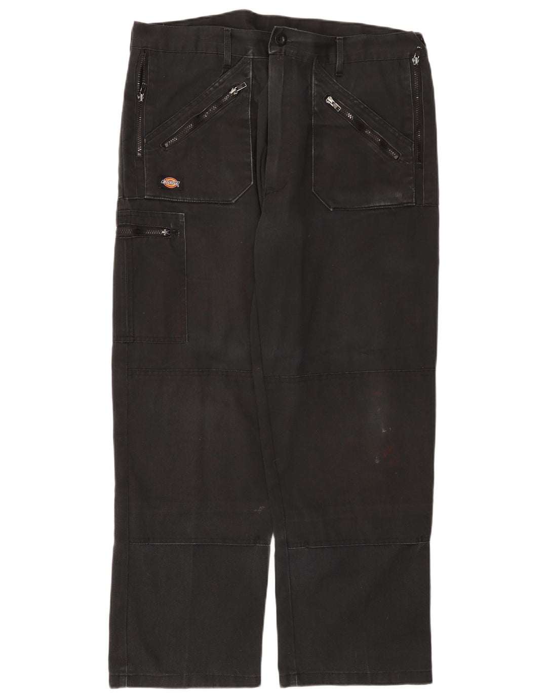 Ανδρικό ίσιο παντελόνι Cargo Dickies W38 L29 Μαύρο πολυεστέρα