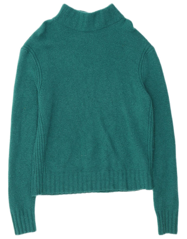 J. Crew Γυναικείο πουλόβερ με λαιμό χελώνα UK 16 Large Green Nylon