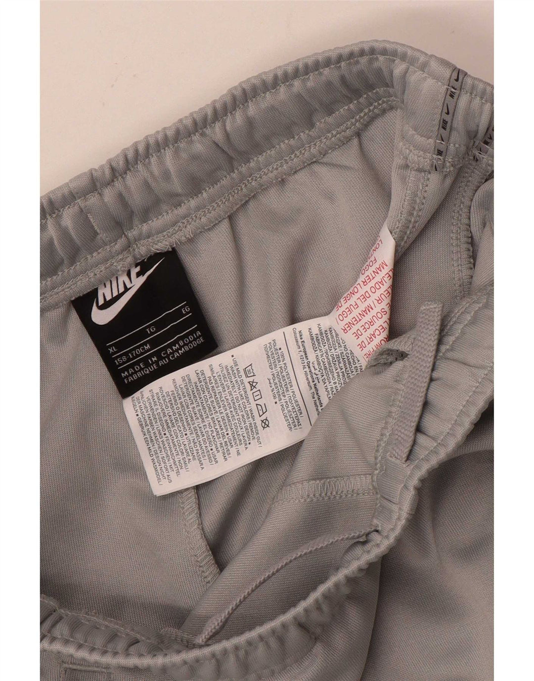 Nike Boys Tracksuit Trousers Joggers 13-14 Years XL Grey Polyester