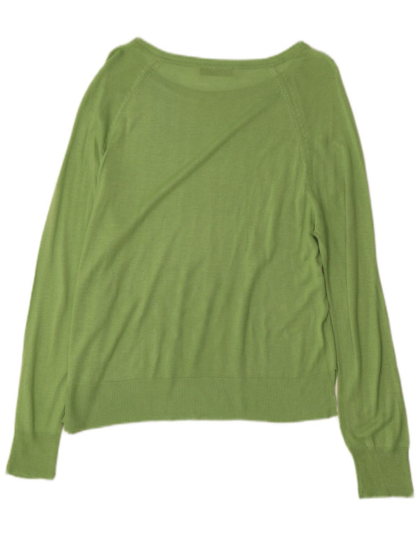 Zara Γυναικείο πουλόβερ με λαιμόκαυστο UK 14 Medium Green