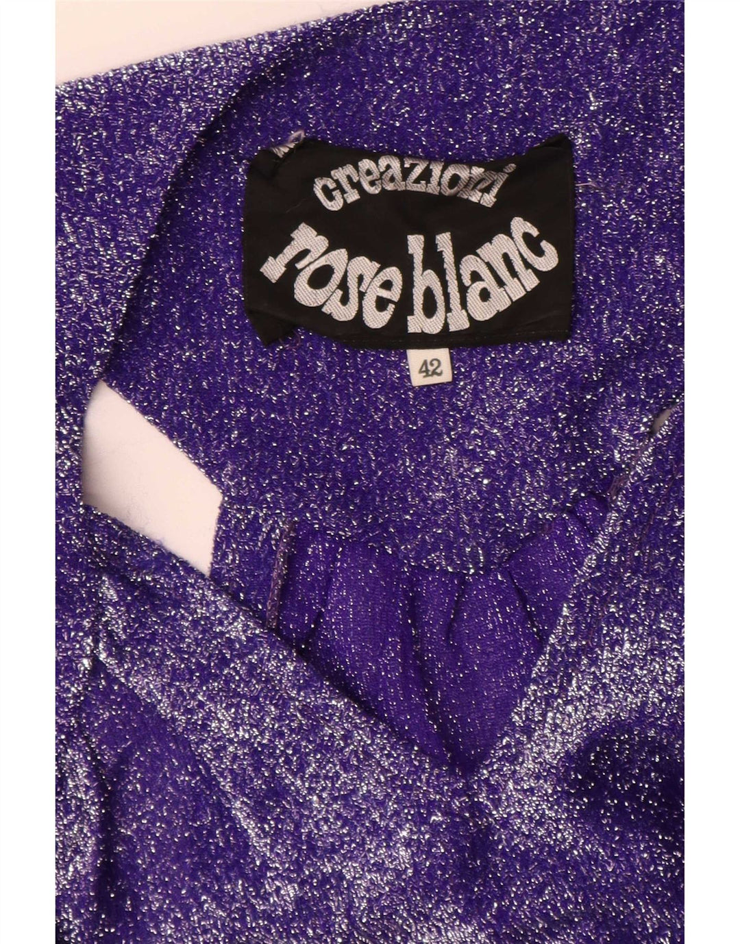 Vintage Γυναικείο Αμάνικο Maxi Φόρεμα IT 42 Medium Purple