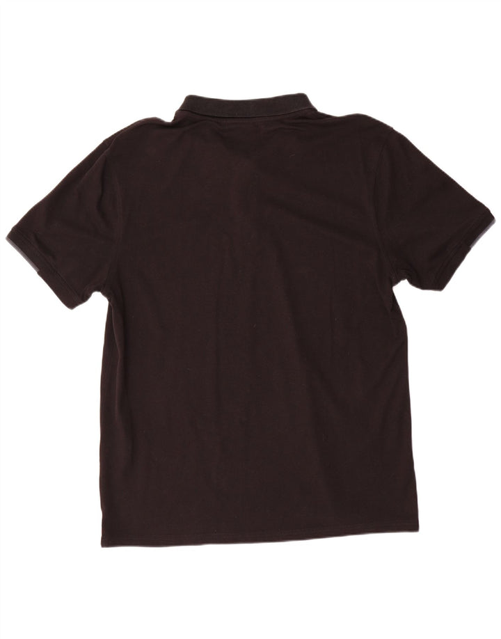 Lyle & Scott Ανδρικό πουκάμισο πόλο XL Μαύρο πολυεστέρα