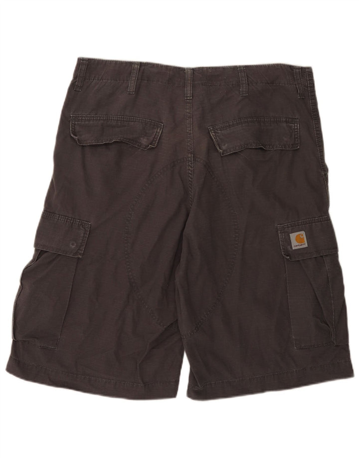 Carhartt Ανδρικό σορτς Cargo W33 Βαμβακερό μεσαίο γκρι