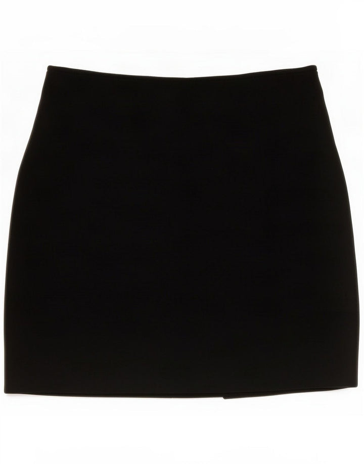 Ralph Lauren Γυναικεία μίνι φούστα US 8 Medium W32 Black Wool