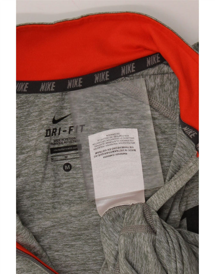 Γυναικεία φόρμα πουλόβερ NIKE Dri Fit Top 12 μεσαίου γκρι φλύκταινες