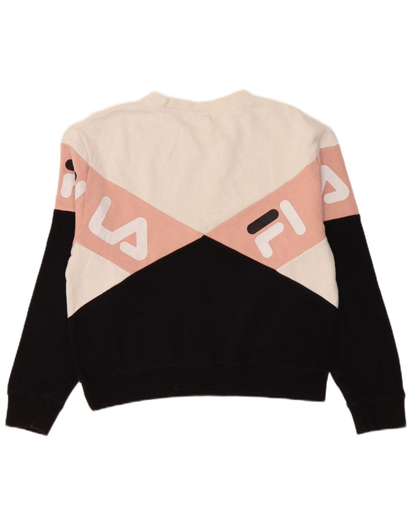 Fila Γυναικείο Γραφικό Φούτερ Jumper UK 12 Medium Πολύχρωμο