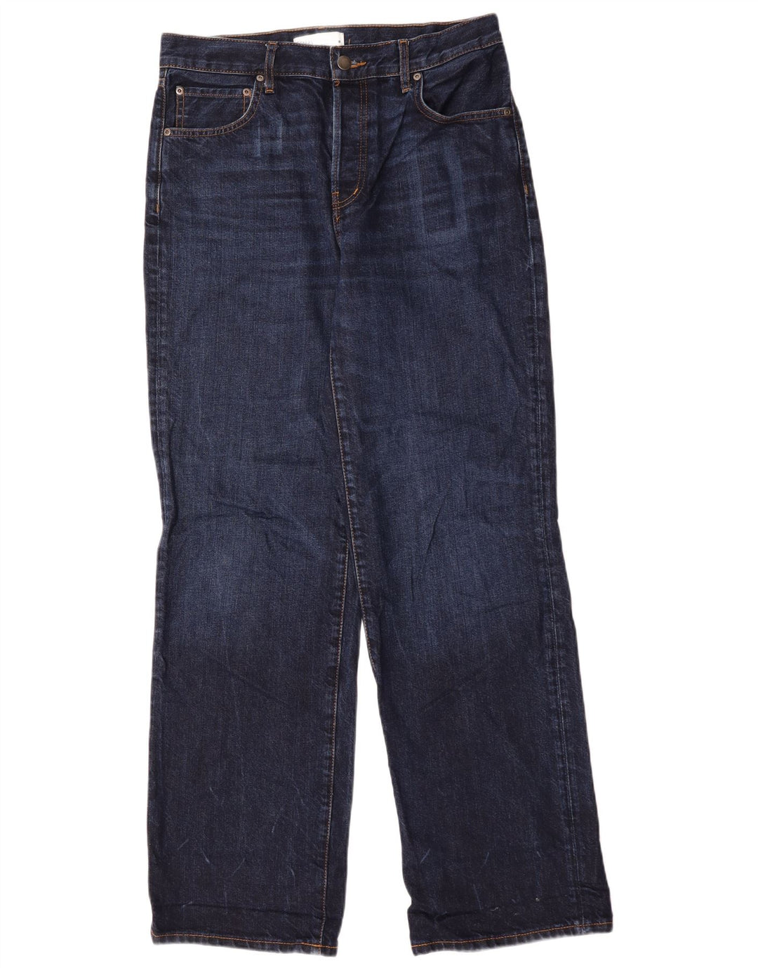 Zara Γυναικείο Straight Jeans EU 40 Medium W30 L33 Blue Cotton