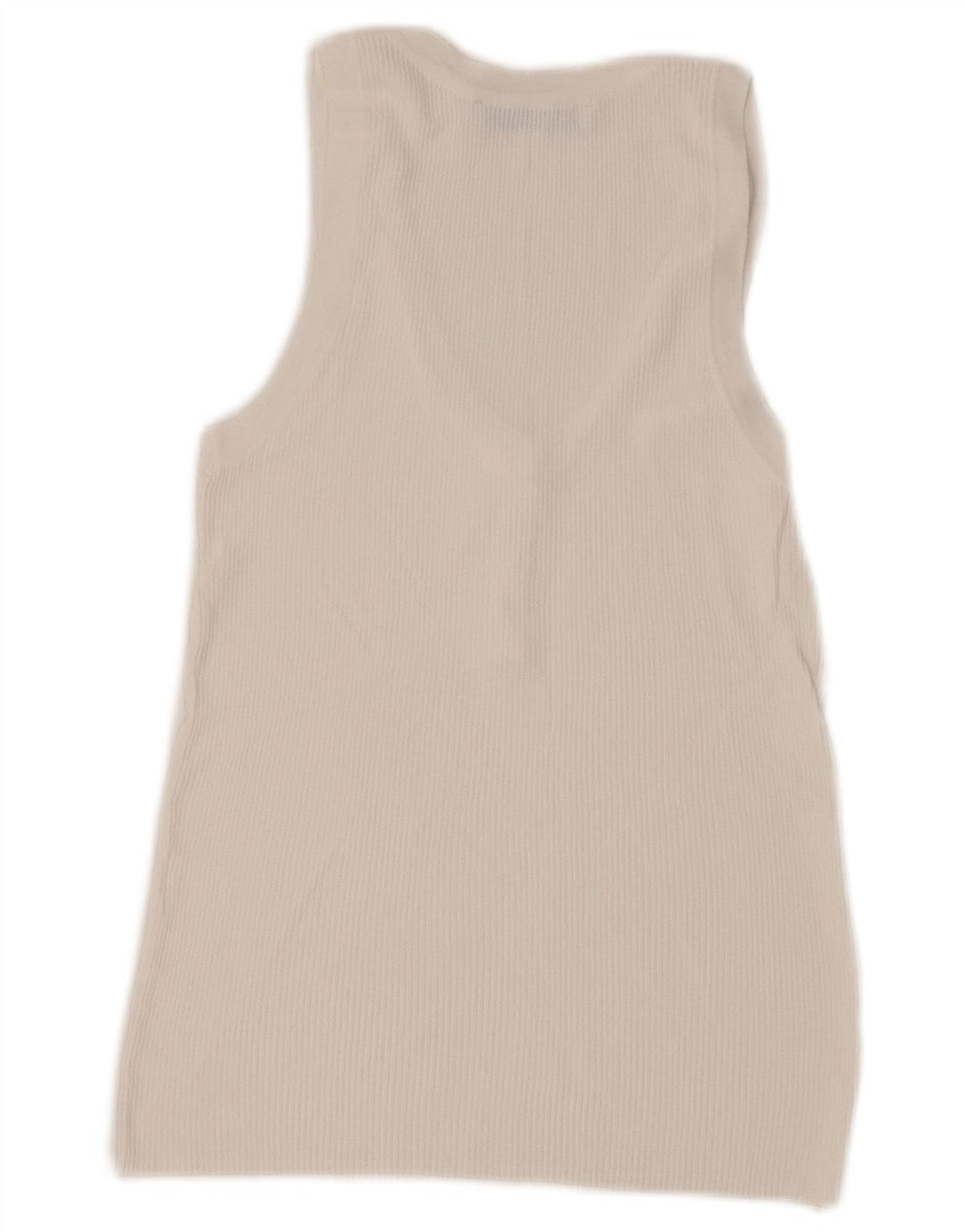Zara Γυναικεία Αμάνικη Μπλούζα Τοπ UK 14 Large White