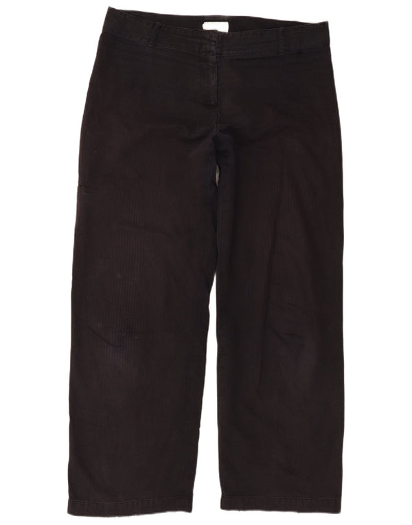 Toast Γυναικείο παντελόνι Chino UK 14 Large W34 L30 Navy Pinstripe