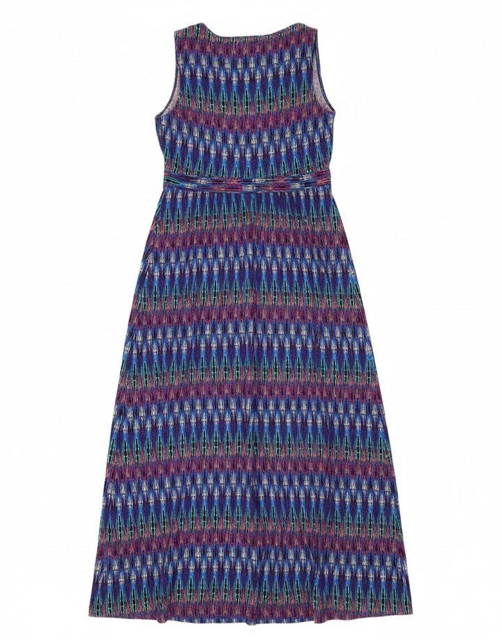 MARKS & SPENCER Womens Maxi Dress UK 14 Large Multicoloured Striped