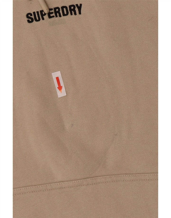 Superdry Ανδρικό Hoodie Jumper Βαμβακερό μεσαίο μπεζ