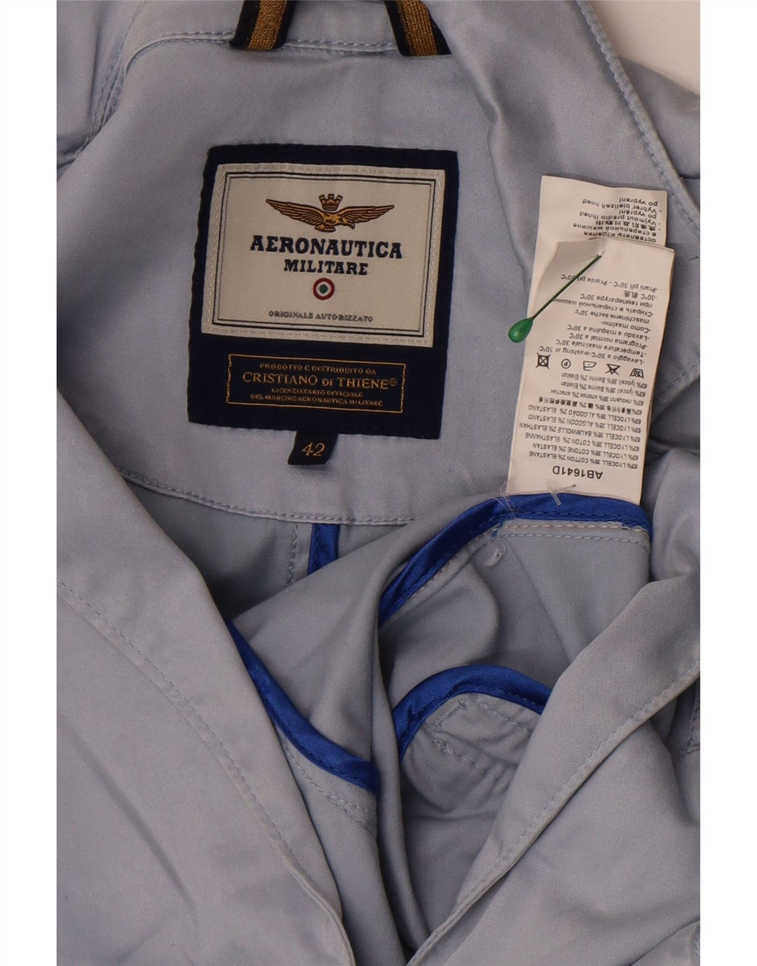 Aeronautica Militare Γυναικείο τζάκετ με 2 κουμπιά Blazer IT 42 Medium Blue