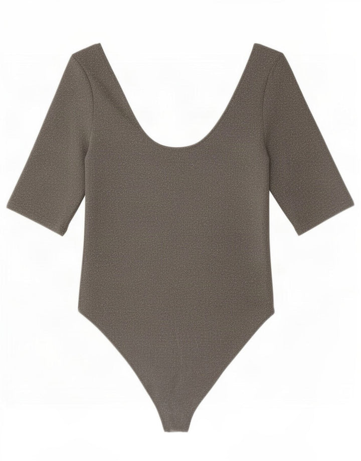 Zara γυναικείο κορμάκι UK 14 Large Grey Elastane