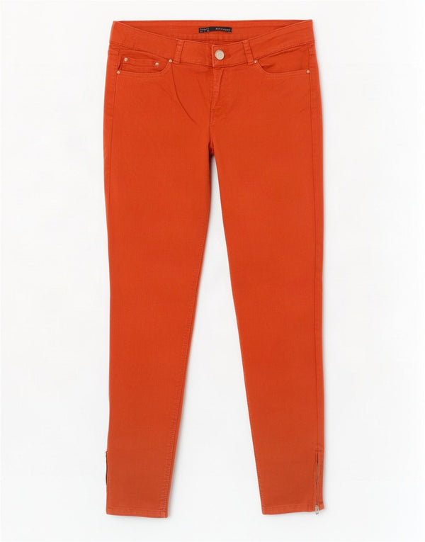 Zara Γυναικείο Skinny Jeans EU 40 Medium W30 L29 Πορτοκαλί βαμβακερό