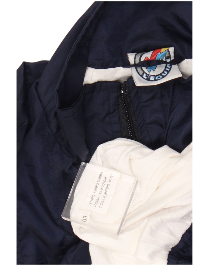 Ανδρική φόρμα L'Equipe Top Jacket XL Navy Blue Colorblock Polyamide