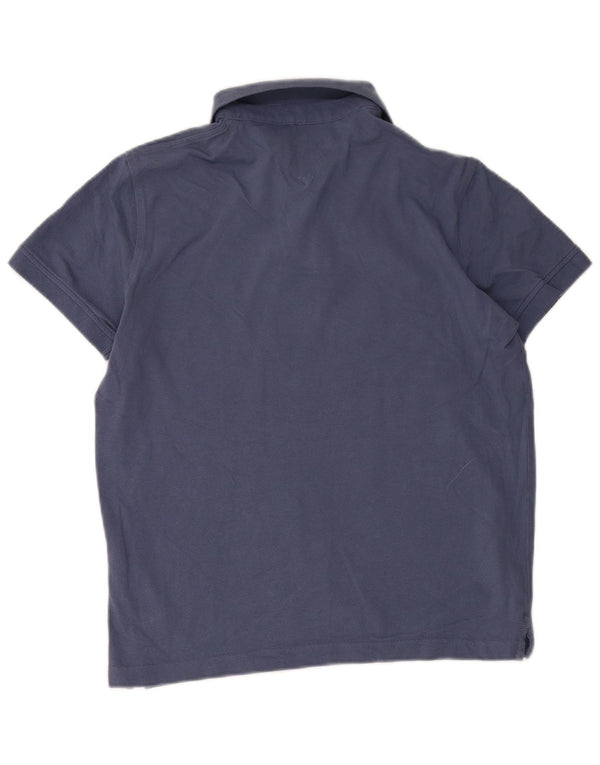 Tommy Hilfiger Mens Slim Fit Polo Shirt Medium Blue Cotton