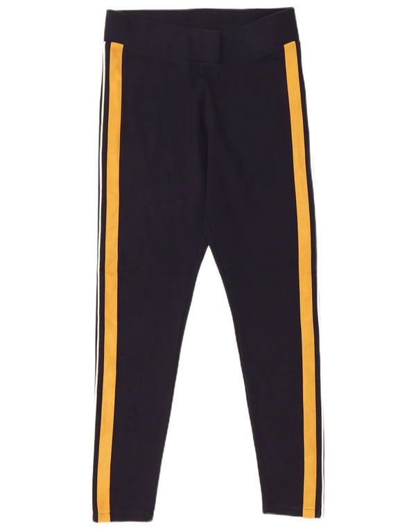 MARKS & SPENCER Γυναικεία κολάν UK 12 Medium Navy Blue Colorblock Viscose