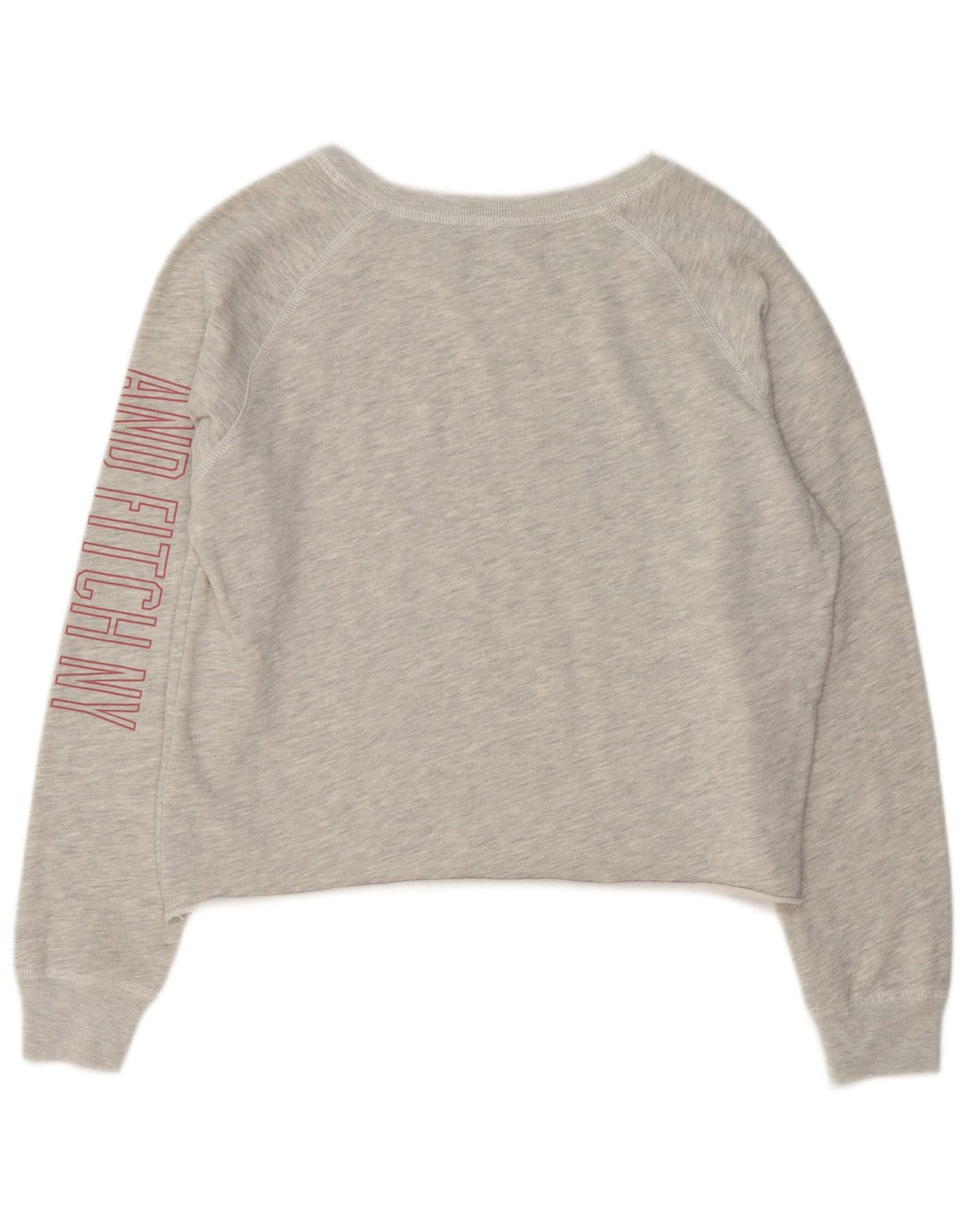 Γυναικείο γραφικό φούτερ Abercrombie & Fitch Jumper UK 10 Small Grey