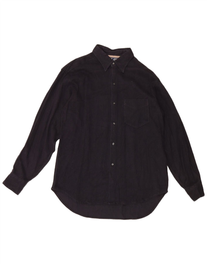 Ανδρικό πουκάμισο Replay Μεγάλο Navy Blue Chevron Viscose