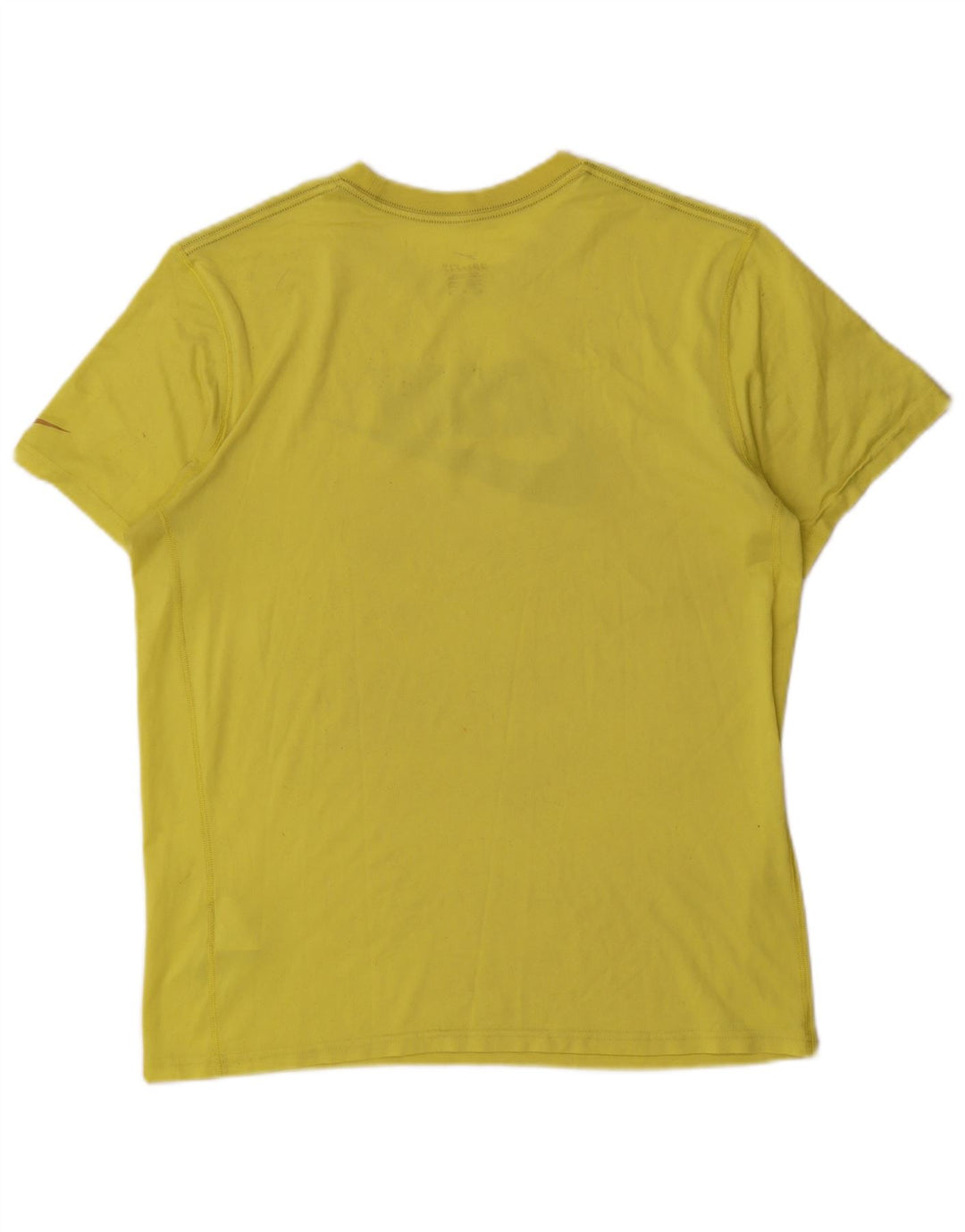 Ανδρικό T-Shirt Nike με γραφικό Dri Fit, μεσαίο κίτρινο πολυεστέρας