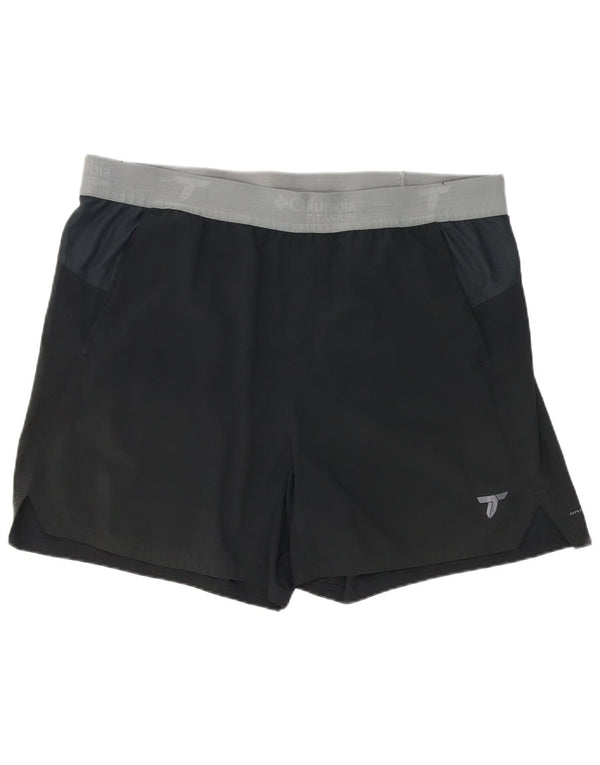 Ανδρικό αθλητικό σορτς Columbia Graphic Titanium 2XL Μαύρο Colourblock Πολυεστέρας