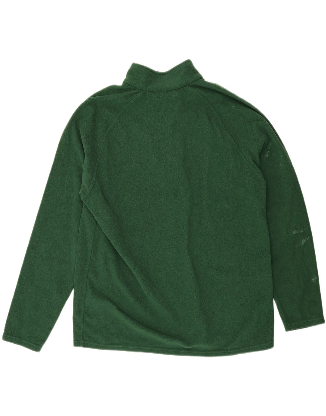 MOUNTAIN WAREHOUSE Mens Zip Neck Fleece Jumper XL Green Polyester Vintage Mountain Warehouse and Second-Hand Mountain Warehouse from Messina Hembry 