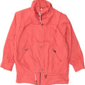 YESSICA Womens Oversized Windbreaker Jacket UK 10 Small Pink Polyester Vintage Yessica and Second-Hand Yessica from Messina Hembry 