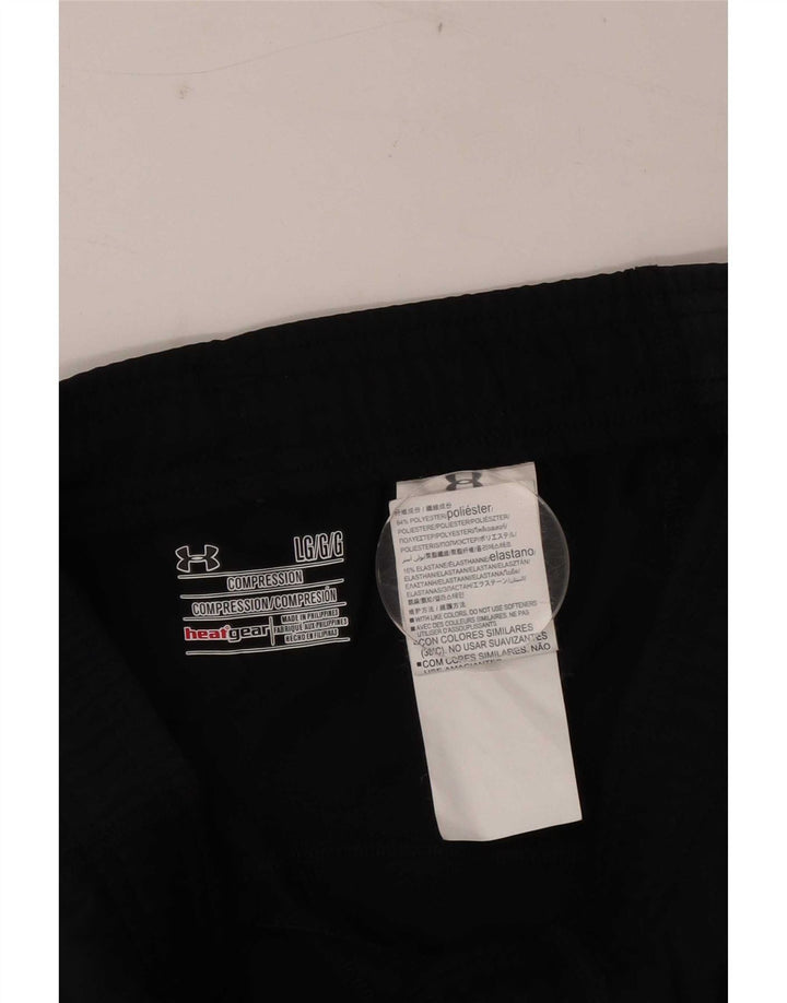 Under Armour Γυναικείο Heat Gear κολάν UK 16 μεγάλο μαύρο πολυεστέρα