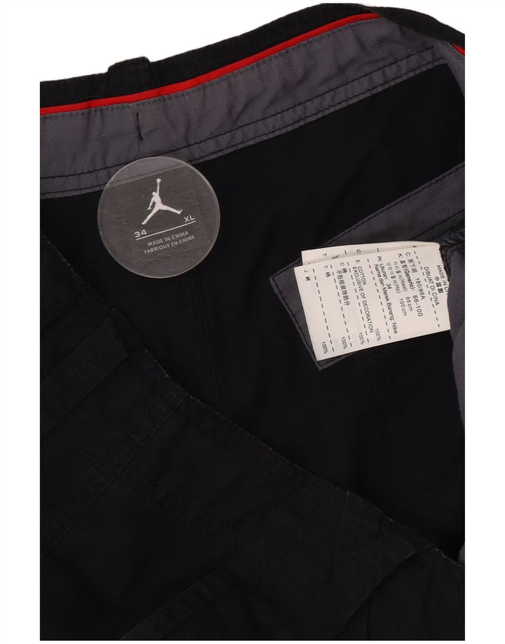 Ανδρικό σορτς βερμούδα Jordan XL W34 μαύρο βαμβακερό