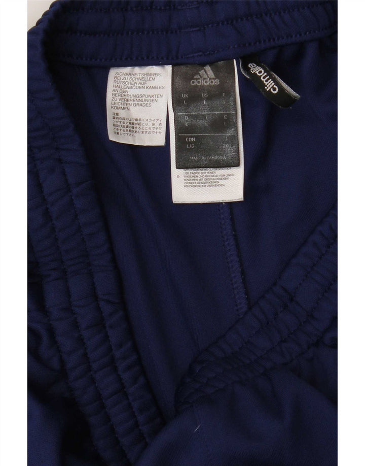 Ανδρική αθλητική φόρμα Adidas Climalite Παντελόνι Μεγάλο Navy Blue Polyester