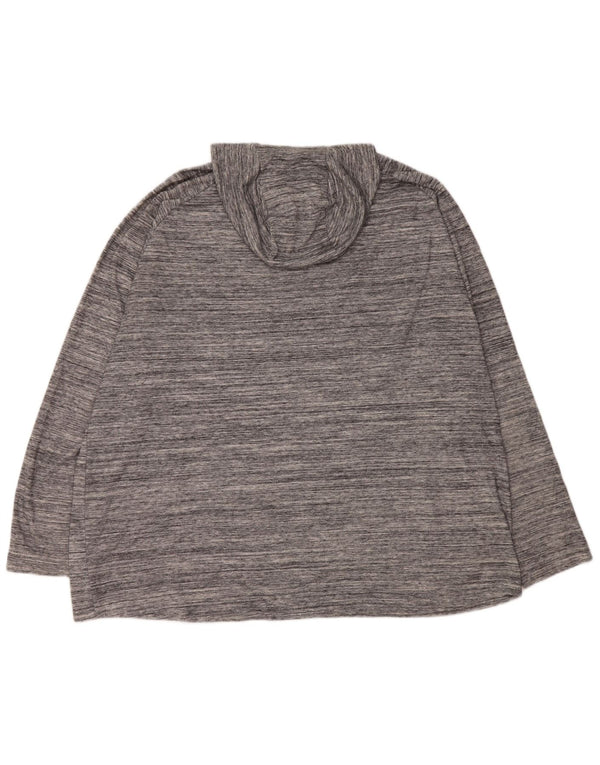 Russell Sports Mens Hoodie Jumper 3XL Polyester με γκρι φλύκταινες