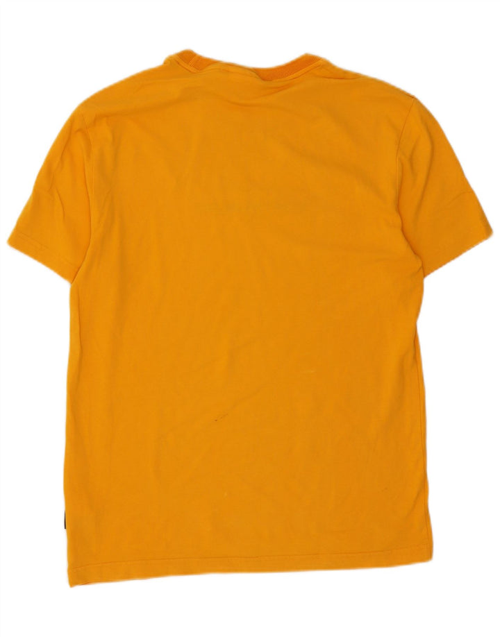 Calvin Klein Ανδρικό T-Shirt Top Μικρό πορτοκαλί βαμβακερό