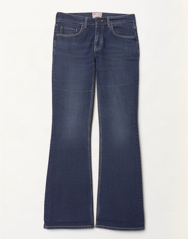 Mustang Γυναικείο Bootcut Jeans W32 L32 Navy Blue Cotton