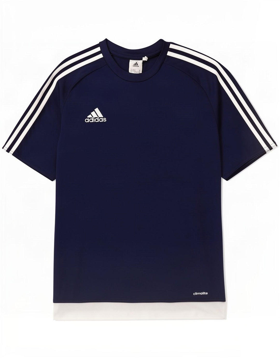 Ανδρικό T-Shirt Climalite Adidas Top Medium Navy Blue Colorblock Πολυεστέρας