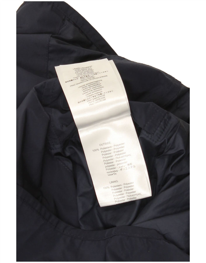Replay Ανδρικό γραφικό Rain Jacket UK 36 Small Navy Blue Polyester
