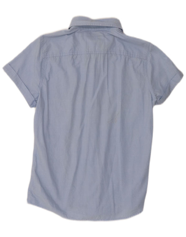 Ανδρικό κοντομάνικο πουκάμισο Hollister Small Blue