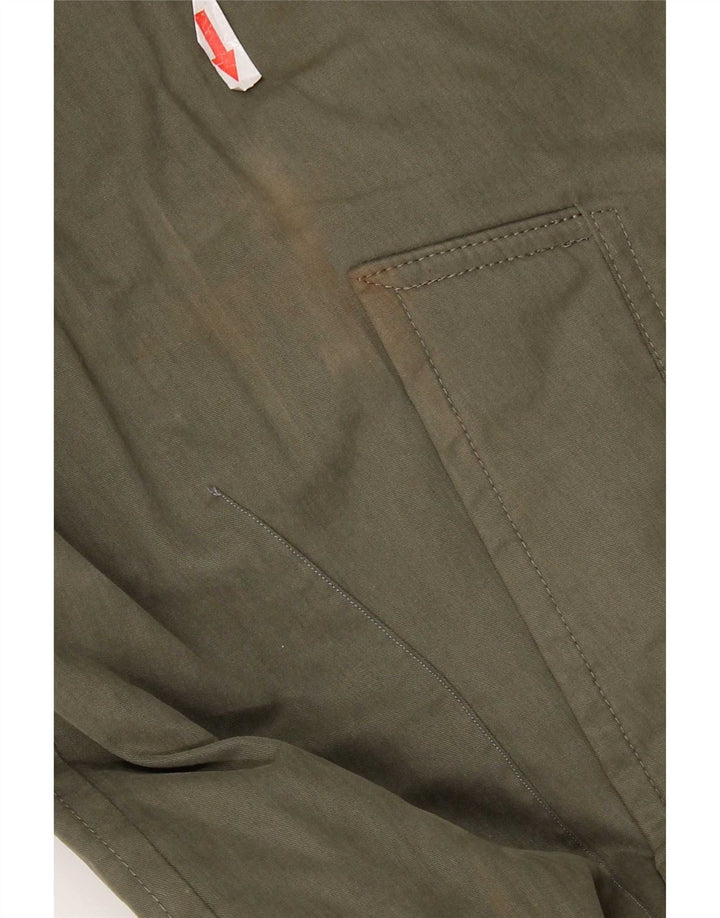 Γυναικείο Πανωφόρι Hugo Boss EU 54 2XL Χακί Βαμβακερό