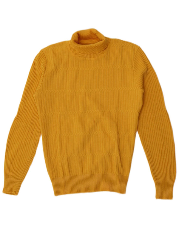 Ανδρικό πουλόβερ Orlon Roll Neck Jumper IT 50 Medium Yellow Polyacrylic