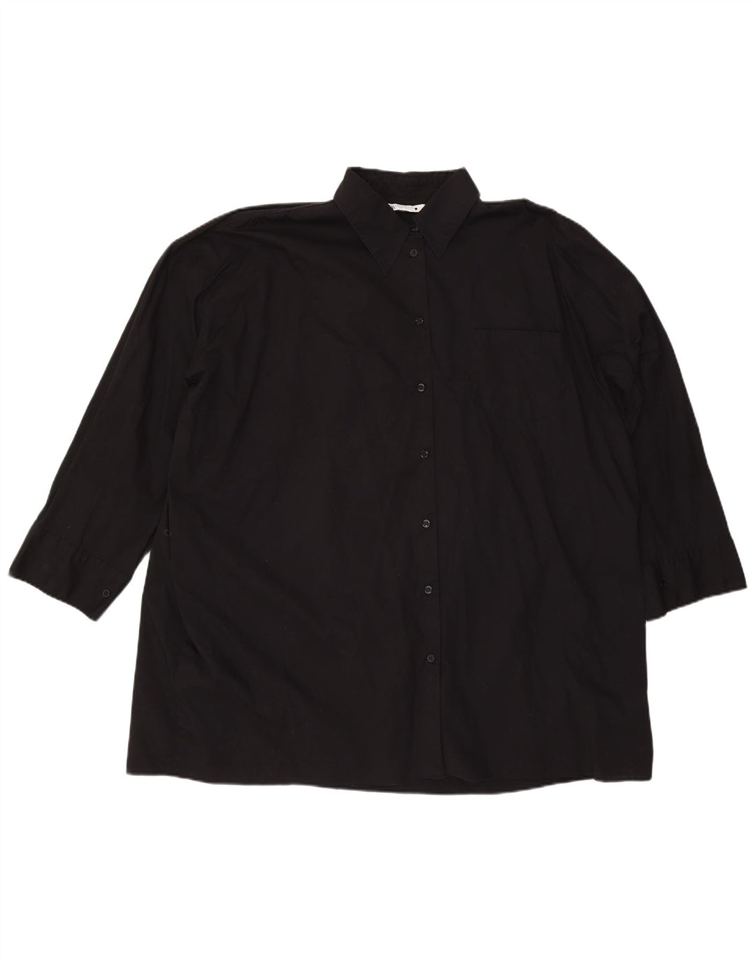 ZARA Γυναικείο πουκάμισο Oversized UK 18 XL Μαύρο