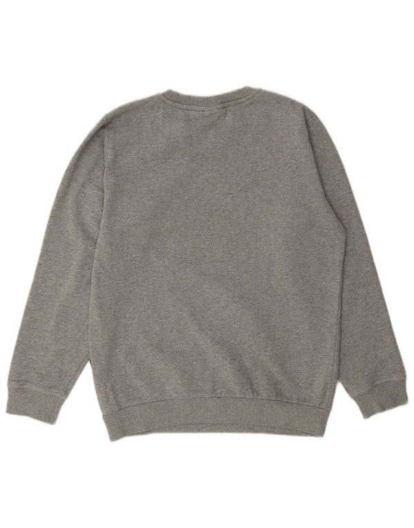 Napapijri Boys Graphic Sweatshirt Jumper 13-14 ετών Γκρι βαμβακερό